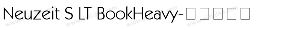 Neuzeit S LT BookHeavy字体转换
